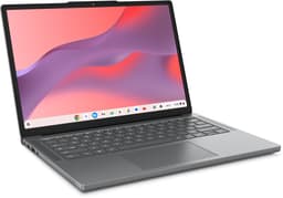 Lenovo Chrome 14M8911 MediaTek Kompanio 540 Chromebook 35,6 cm (14") WUXGA 4 GB LPDDR5x-SDRAM 128 GB UFS Wi-Fi 6E (802.11ax) ChromeOS Engels Grijs — thumbnail 2