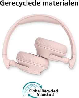 PHILIPS TAH4000 draadloze on-ear hoofdtelefoon, 70 uur afspeeltijd, Dynamic Bass, 32 mm drivers, Bluetooth 6.0 Multipoint, snelkoppelen, vervangbare kussentjes & batterij, licht & opvouwbaar – Roze — thumbnail 3
