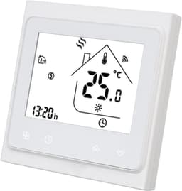 Slimme Thermostaat - App Bediening - Kamertemperatuur Regelen - Aanraakknop - 95-240V - Wit — thumbnail 5