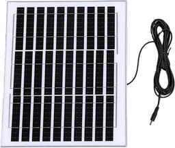 Staande Ventilator - Vloer Ventilator - Buiten Koelen - Zonne-energie Compatibel - 51x50x25 cm - Zwart — thumbnail 4