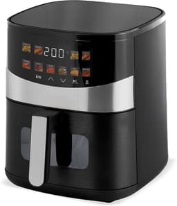 Heteluchtfriteuse - Airfryer Oven - Gezond Koken - 10 Voorgeprogrammeerde Functies - 6 Liter - Zwart Antraciet — thumbnail 1