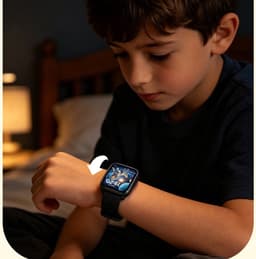 Smartwatch Kinderen – Geen App Nodig – Stopwatch – Stappen – Zwart — thumbnail 3