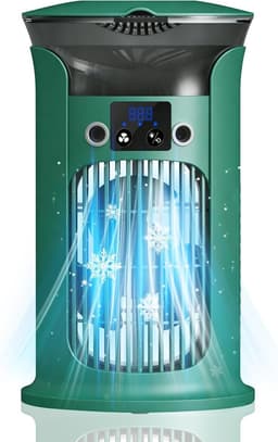 Mobiele airconditioning - mini-airconditioning, luchtkoeler, kleine airconditioning, draagbare airconditioner - groen [Energieklasse A+] — thumbnail 1