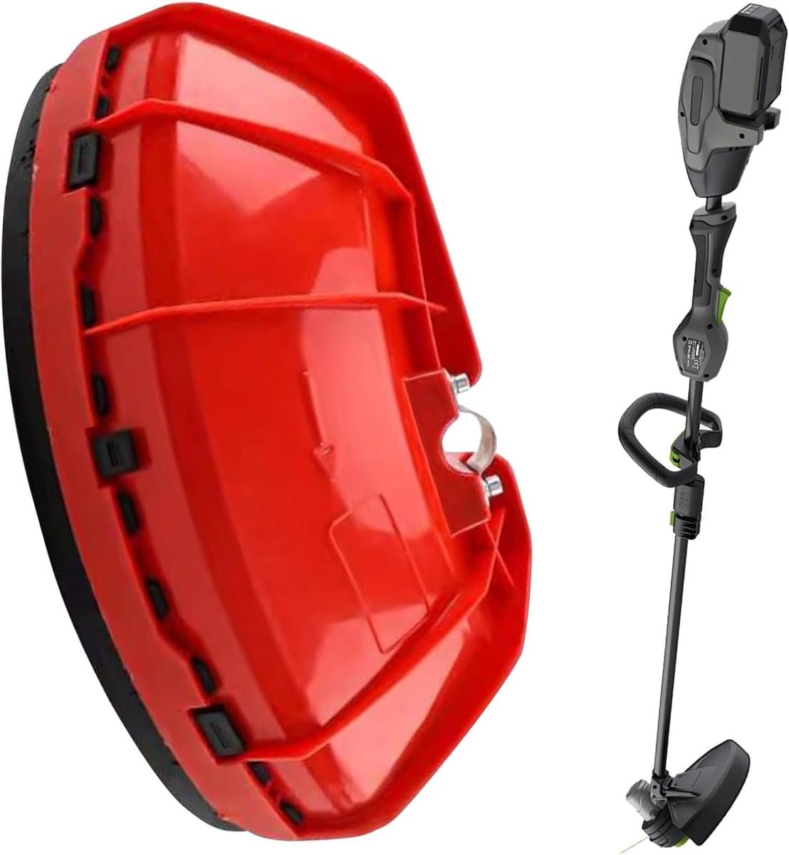 Onkruidbeschermingsdeken - Gazonmaaier Guard - Maaitaken Uitvoeren - Robuust Nylon Materiaal - Groot - Zwart — afbeelding 1
