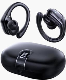 Xypher® Sport Pro Draadloze Sport Oordopjes - 75 uur Speeltijd - Ruisonderdrukking - IP68 Waterbestendig - Bluetooth - Sport Oortjes - Oortjes Draadloos - Geschikt voor Apple en Android - Zwart — thumbnail 2