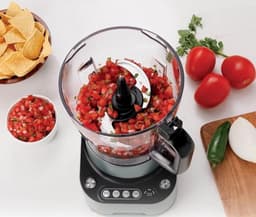 Thuys - Multifunctionele Foodprocessor 850W – 2,1 L – 4 Automatische Programma’s – Hakker, Mixer, Rasp & Deegmixer – Zwart — thumbnail 4