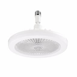 Sello! plafondventilator met verlichting – plafondlamp – drie snelheden – drie lichtkleuren – stil – afstandsbediening – wit — thumbnail 1