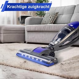Draadloze Steelstofzuiger - Krachtige Stofzuiger - Huis Schoonmaken - 4-in-1 Functionaliteit - 100 cm - Rood — thumbnail 2