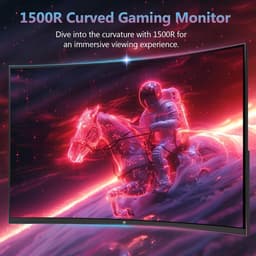 Z-EDGE 27-inch Gebogen Monitor UG27P - 1500R Gebogen Scherm - FHD 1920x1080 - 280Hz - MPRT 1ms - HDMI 2.0 & DisplayPort 1.2 - Zwart — thumbnail 3