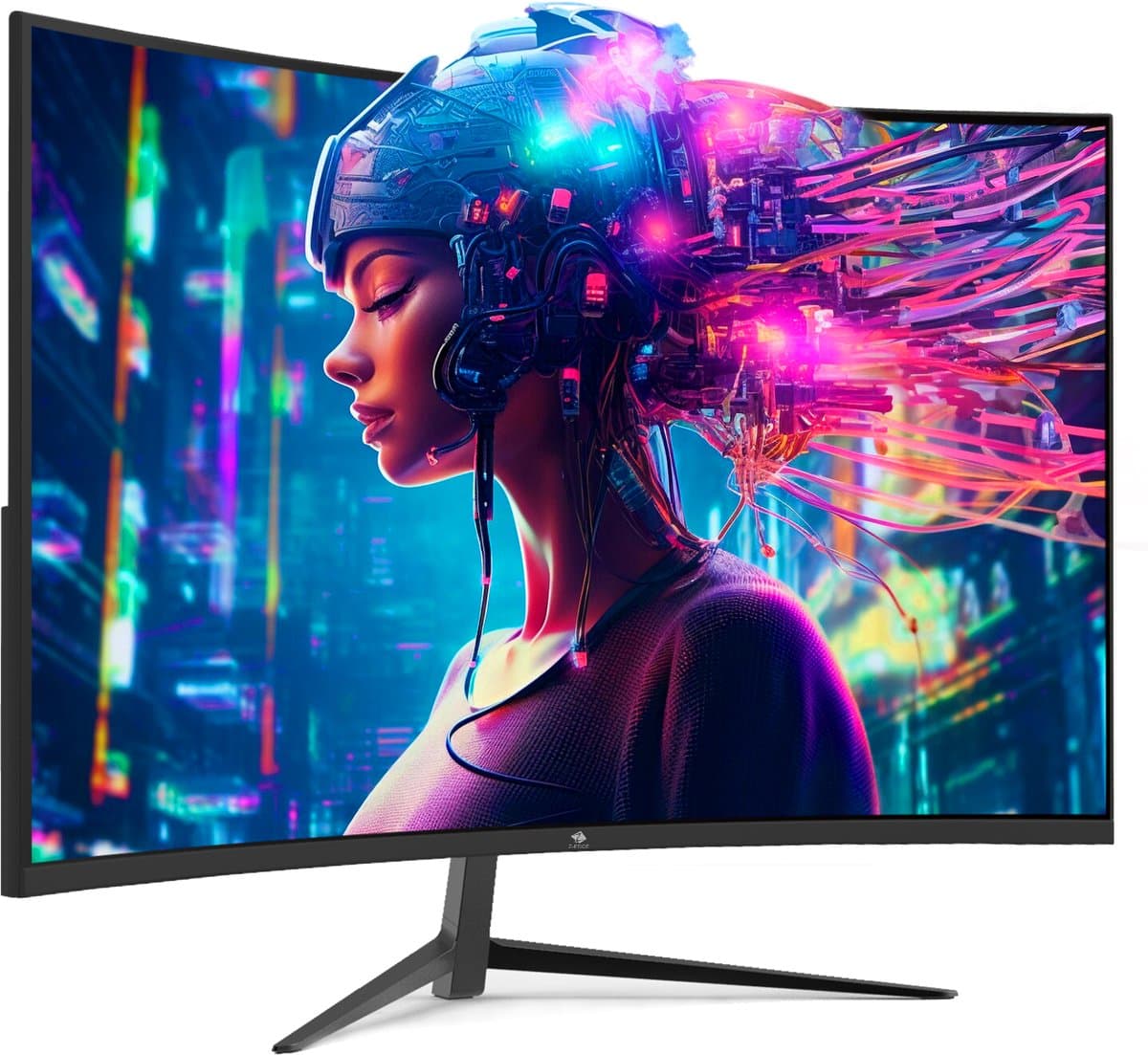 Z-EDGE 27-inch Curved Gaming Monitor UG27 - FHD 1920x1080P - 200Hz - MPRT 1ms - HDMI 2.0 & DisplayPort 1.4 - Zwart — afbeelding 1