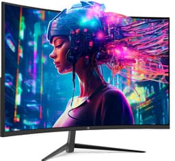 Z-EDGE 27-inch Curved Gaming Monitor UG27 - FHD 1920x1080P - 200Hz - MPRT 1ms - HDMI 2.0 & DisplayPort 1.4 - Zwart — thumbnail 1