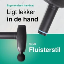 Massage Gun - Spierverlichter Apparaat - Spierherstel Ontspanning - 30 Intensiteitsstanden - 12mm Amplitude - Zwart — thumbnail 4