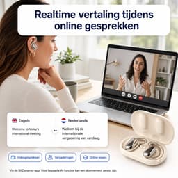 Vyzio - AI Vertaal Oordopjes - Vertaal Apparaat - Real-time Vertalings oordopjes - 144 Talen & Dialecten - Offline Functie - Draadloze Spraakvertaler voor Reizen & Zakelijk - Bluetooth 5.4 - Zwart - TRANZIO — thumbnail 5