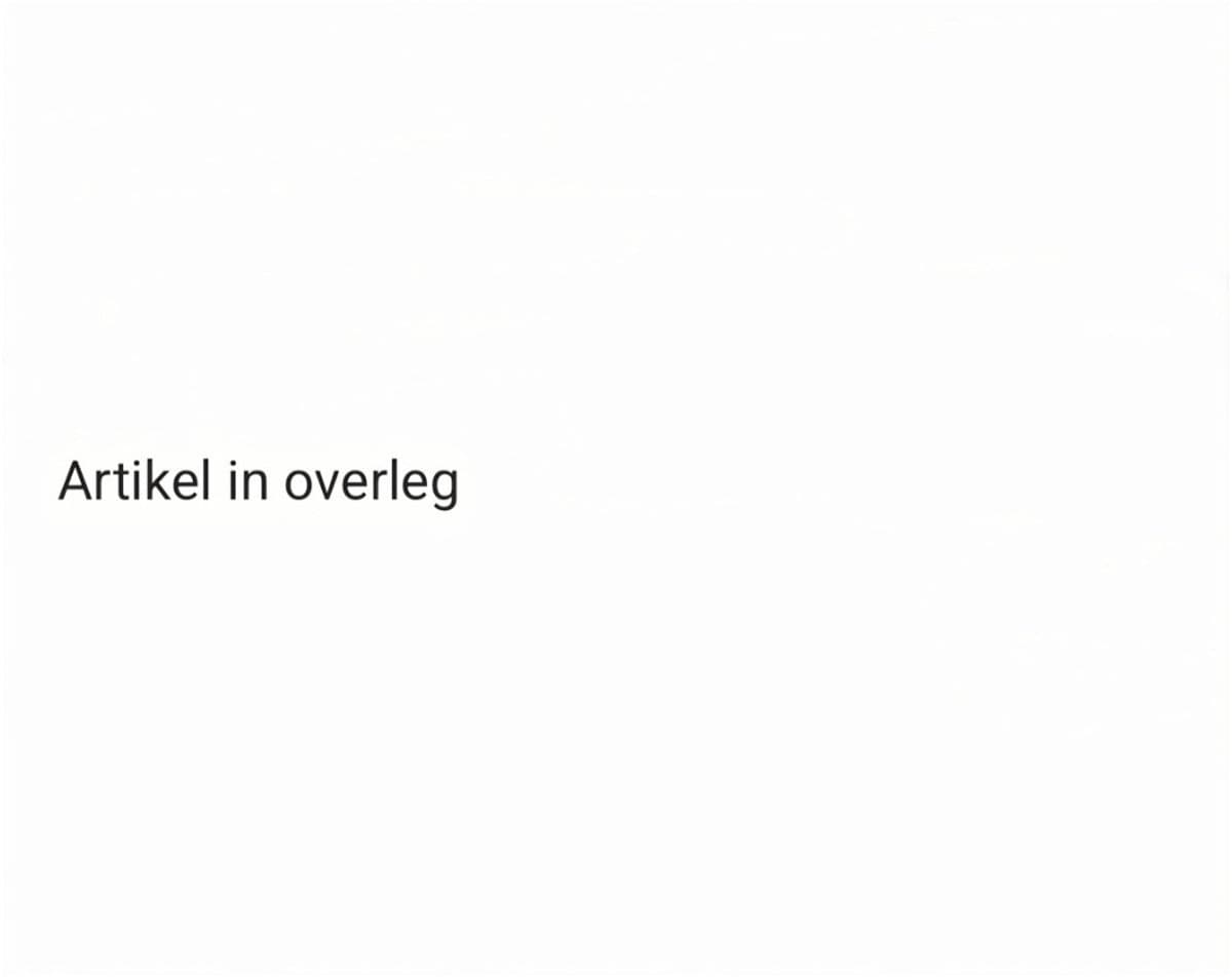 Nieuw wissel artikel in overleg — afbeelding 1