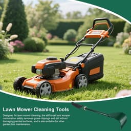 Grasmaaierreiniger Schraper - Maaier Onderhoud - Grasmaaiers Schoonmaken - Ergonomische Gebogen Rand - 40.5 cm - Niet gespecificeerd — thumbnail 5