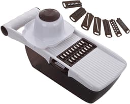 Voedsel Hakker - Snijmachine Keuken - Groenten Snijden - Handmatig Multifunctioneel - 29x12x10 cm - Wit — thumbnail 1