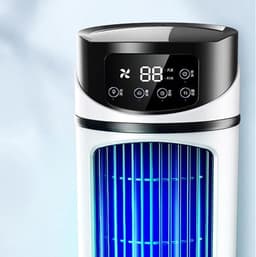 Mini-airconditioner, draagbare ventilator, verdampingskoeler met timer, stille USB-bureauventilator, luchtbevochtiger, geschikt voor slaapkamers. — thumbnail 3