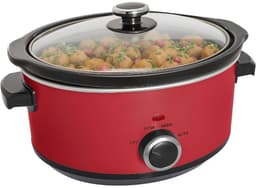 SP® Slowcooker - Warmhoudfunctie - Keramische Binnenpan - Rood - 24cm x 31cm x 18cm — thumbnail 1
