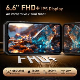 OUKITEL WP39 Pro 5G Outdoor Smartphone-11000mAh-36GB RAM-512GB ROM-64MP-IP68 Waterdicht-NFC-GPS — thumbnail 5