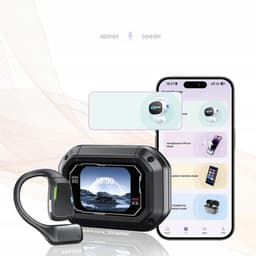 Draadloze Oordopjes - Al Vertaal Oordopjes - Bluetooth Oordopjes - Vertaaloortjes - 165 Talen Vertaling - Bluetooth 6.0 - Directe Vertaling - 40 uur - Hi-Fi - Touchscreen Oplaadcase - Voor Reizen Zakelijk en Kantoor — thumbnail 5