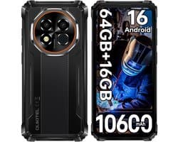 OUKITEL G6 Outdoor Smartphone-10600mAh-16GB RAM-64GB ROM-16MP-IP68 Waterdicht-Android 16-OTG-Dual 4G
