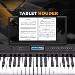 Finesse Keyboard Piano - MIDI & Bluetooth - Sustain Pedaal - 61 Keys - Digitale Piano - Elektrische Piano - Kind — thumbnail 3