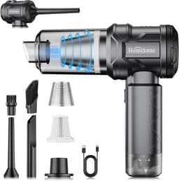 Draadloze Handstofzuiger en Blazer - Zwart - 15000PA Zuigkracht - 5-in-1 Multifunctionele Tool - Voor Auto en Huis — thumbnail 1
