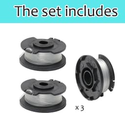 Grasmaaier Spoelset 3 Stuks - 5 Meter Lang - Duurzaam Nylon - Geschikt voor Einhell GE-CT 18/28 - ShopVlot — thumbnail 5