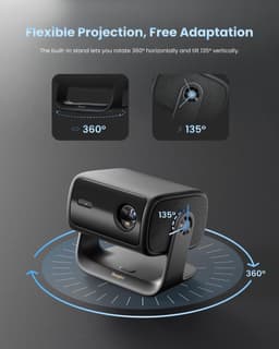 Projector 4K - 3100 Lumen - 2 x 12 W Speaker - Perfect voor thuisbioscoop - ShopVlot — thumbnail 4