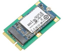 M.2 SSD Adapter - MSATA Kaart - Data Opslag - Compact Ontwerp - 6 x 6 x 1 cm - Groen