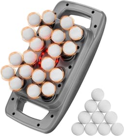 Massagegun 20 koppen - 9 snelheden - ergonomische handmassager - ontspanning voor het hele lichaam - ShopVlot — thumbnail 5