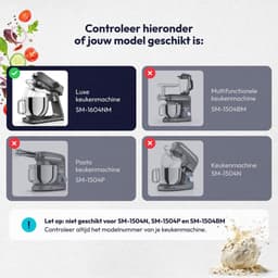 Foodprocessor accessoires - grote capaciteit - roestvrij staal - eenvoudig te reinigen - ShopVlot — thumbnail 2