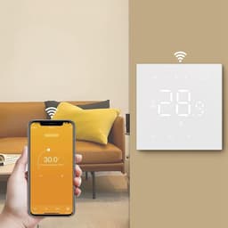 Tuya Smart WiFi Thermostaat Warme Vloerverwarming 220v 16A Gasboiler Elektrische Temperatuurregelaar Home Zwart — thumbnail 5