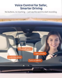 Auto Camera - Dashcam Voorruit - Veilig Rijden - Compact Ontwerp - 2K QHD Resolutie - Zwart — thumbnail 4