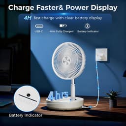 Ventilator Staand - Statief Ventilator - Luchtcirculator — thumbnail 2