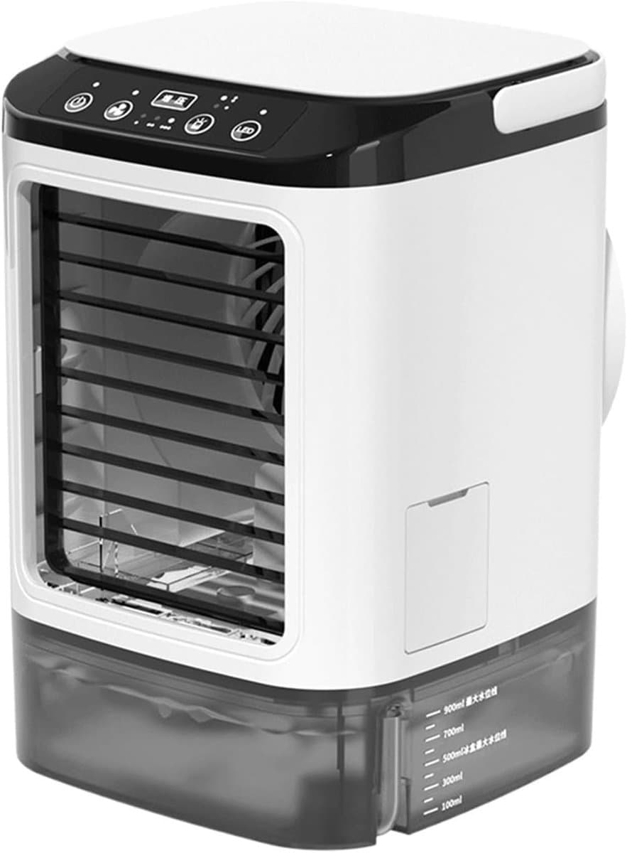 Draagbare Airco - Persoonlijke Koeler - Persoonlijke Verkoeling - Met LED Verlichting - 900ml Tank - Enkel — afbeelding 1