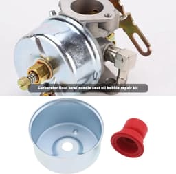Dailygoods- Carburateur Reparatieset - 2x Vlotterbak - 2x Naald Zitting Kit - 2x Primer Lamp - Roestvrij Staal/Rubber - Compatibel met Tecumseh - Carburettorset — thumbnail 5