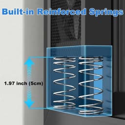 Uitschuifbare Raamventilator - Verstelbare Ventilator - Lucht Verversen - Stille Werking - 5 cm Uitschuifbaar - Aluminiumkleur — thumbnail 5