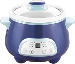 Elektrische Stoofpot - Multicooker Timer - Gezond Koken - 6 Slimme Programma's - 1.2 Liter - Multicolor — thumbnail 1