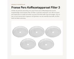 Dailygoods- Franse Pers Koffiezetapparaat - Roestvrij Stalen Filter - 3 Kopjes - 350 Ml - Vervangingsscherm - 80 Mesh