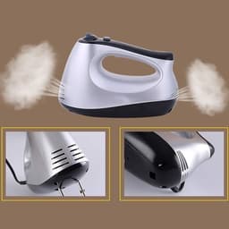Elektrische Mixer - Keukenmachine - Bakken en Koken - Kantelbare Kop - 3 Liter Kom - Zilver — thumbnail 2