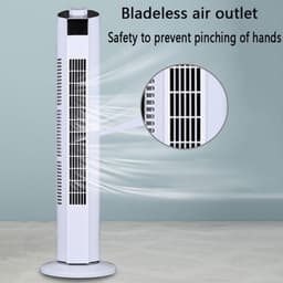 Torenventilator - Ventilator zuil Luchtkoeler - Ruimte Koelen - 60 Graden Oscillatie - 95CM - Mechanisch — thumbnail 3