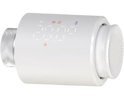 Radiatorkraan Thermostaat - Slimme Kraan TRV - Energie Besparen - Lange Batterijduur - M30*15mm - Wit