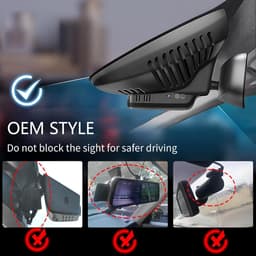 Dashcam Auto - Autocamera - Veiligheid Onderweg - Op Maat Gemaakt - 4K UHD - Zwart — thumbnail 2