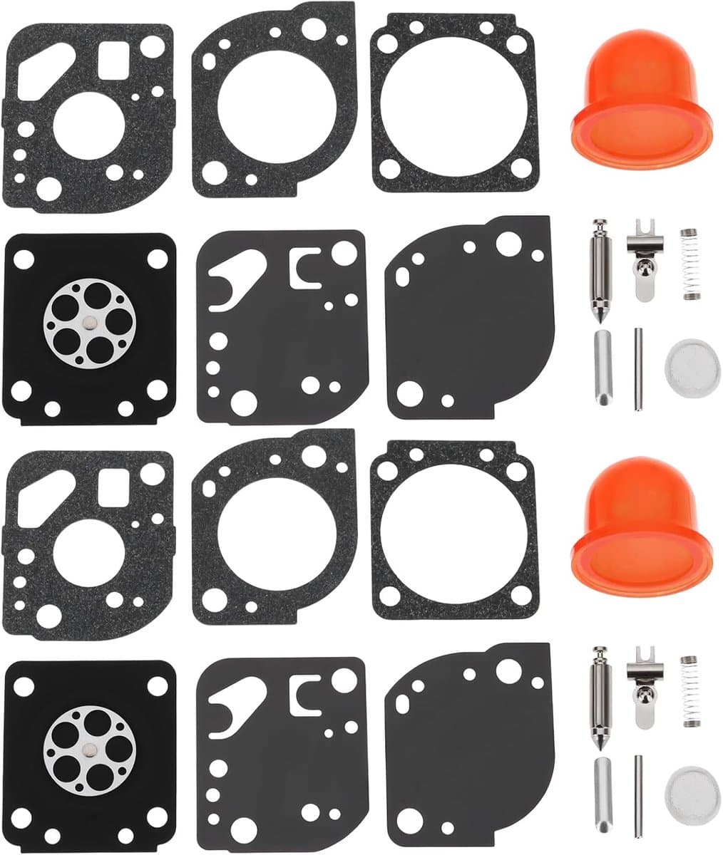 SnelShoppen - 2 Sets Grasmaaier Carburettor Rebuild Kit C1U-W19 Compatibel met Zama RB-117, Inclusief Membranen en Pakking, Duurzaam en Betrouwbaar vo — afbeelding 1