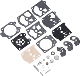 SnelShoppen - Carburettorgasketset voor Walbro K10 WAT WA WT serie, hoogwaardige papier en ijzer, inclusief montage- en papieren gasket, voor grasmaai — thumbnail 1