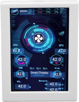 3.5" Computer Temperature Monitor, PC Temperature Display, PC Sensor Panel for PC Computer Case, IPS Type C Mini - ShopVlot — thumbnail 1