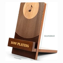LP Standaard - Hout - Vinyl Rek - Platenhouder - Platen Standaard - LP Opbergsysteem - 14.5*23*4.5 cm — thumbnail 5