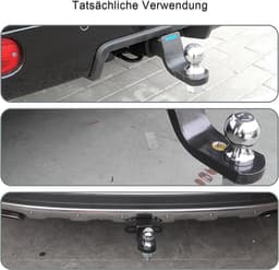 SnelShoppen - 50 mm Towbar Kogel M22, 3.5T Trekhaak voor Stalen Trekhaak, Ball Head voor Tractor, Trailer en Grasmaaier — thumbnail 4
