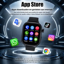 Vashoy T86 - GPS Horloge Kind geschikt - Kinder Smartwatch - Smartwatch Kinderen met HD - camera & Videobellen - voor SIM kaart - 750 mAh Long Battery - IPX7 Waterdicht - SOS Knop - School Mode - Veilige Zones - GPS Tracker - 1 Jaar Garantie - Zwart — thumbnail 5